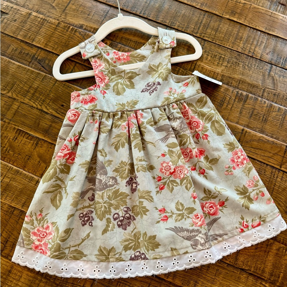 NWT Hand-crafted Pinafore Dress